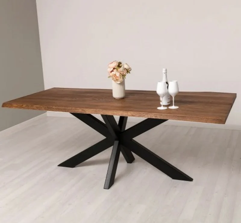Casa Padrino Tischplatte im Landhausstil Tabak, 210 x 100 x 4 cm