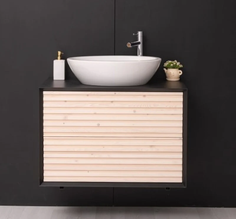 Casa Padrino Waschtisch im Landhausstil mit 2 Schubladen, 90 x 50 x 61 cm