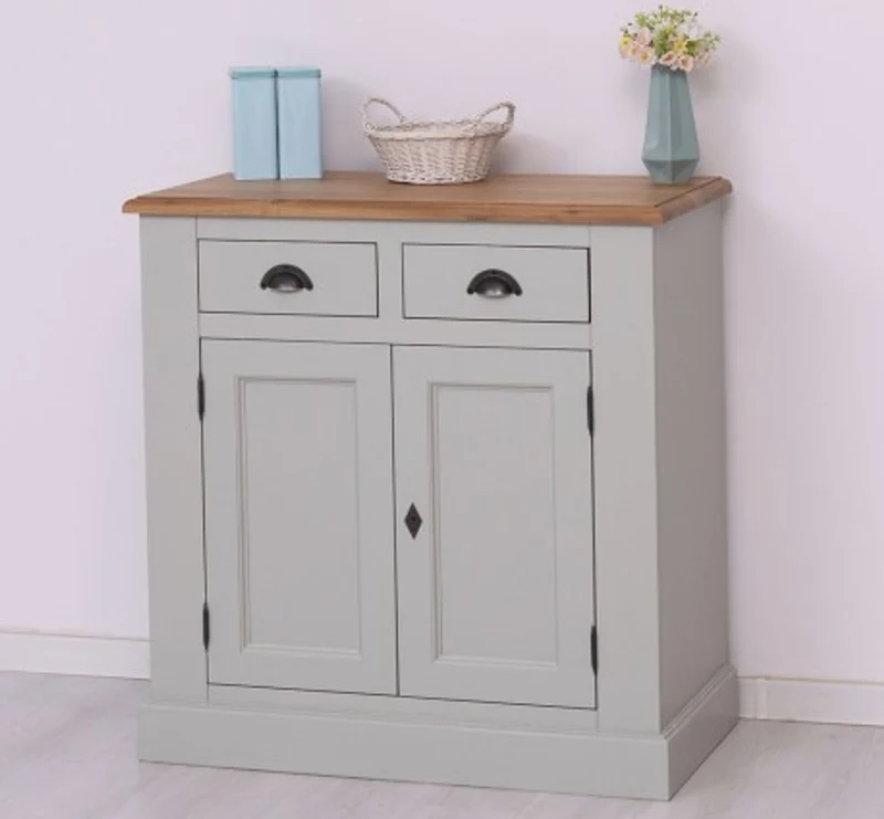 Casa Padrino Sideboard im Landhausstil mit 2 Türen und 2 Schubladen, 90 x 47 x 93 cm