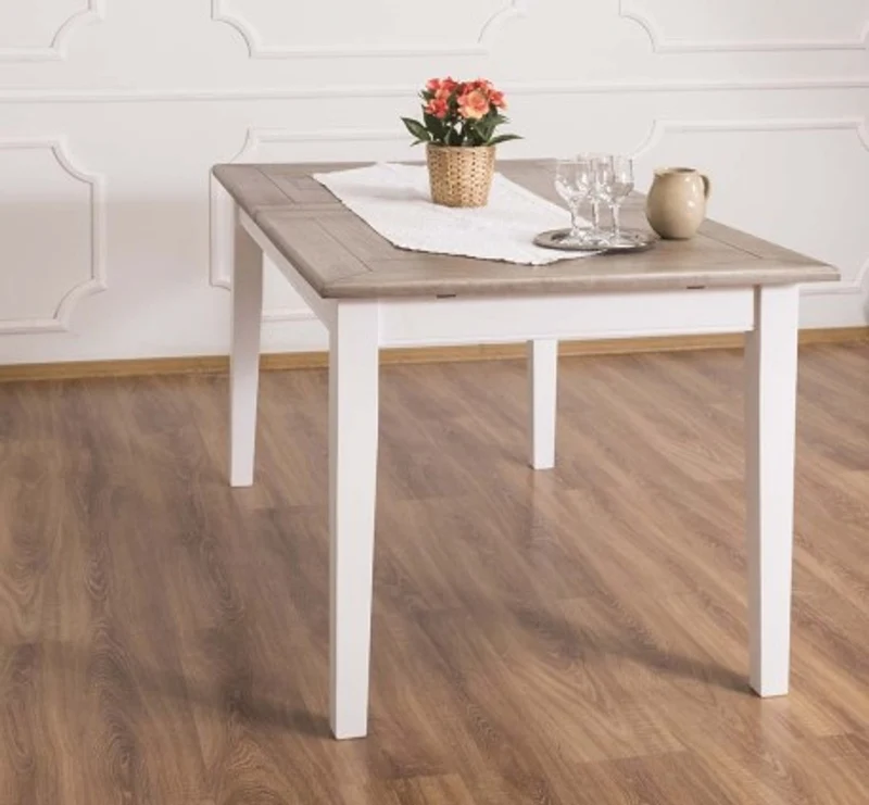 Casa Padrino Esstisch im Landhausstil mit Eichenholzplatte, 160 x 90 x 78 cm