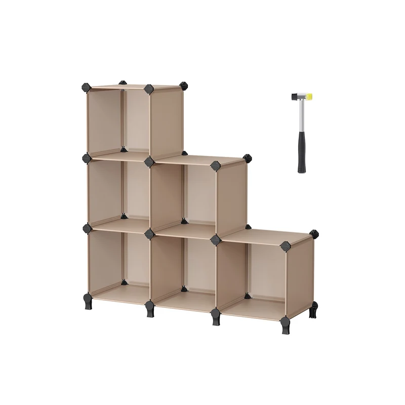 Estantería Modular Compartimentos Modular de Plástico con Patas
