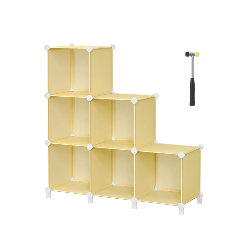 Estantería Modular Compartimentos Modular de Plástico con Patas