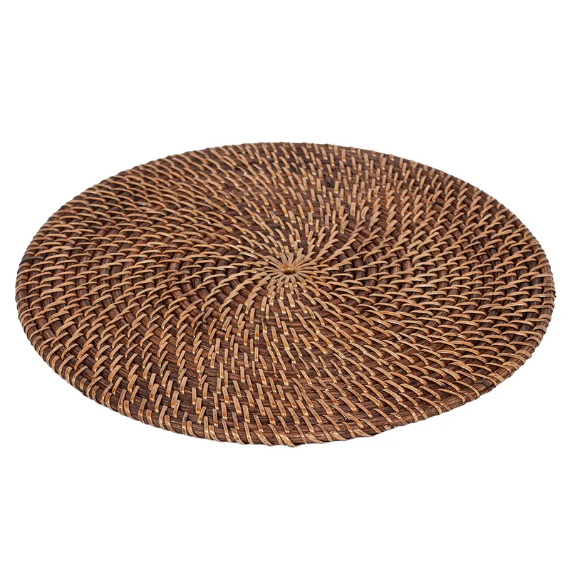 2er-Platzset LOMBOK aus Ketak Natural D35cm Handarbeit