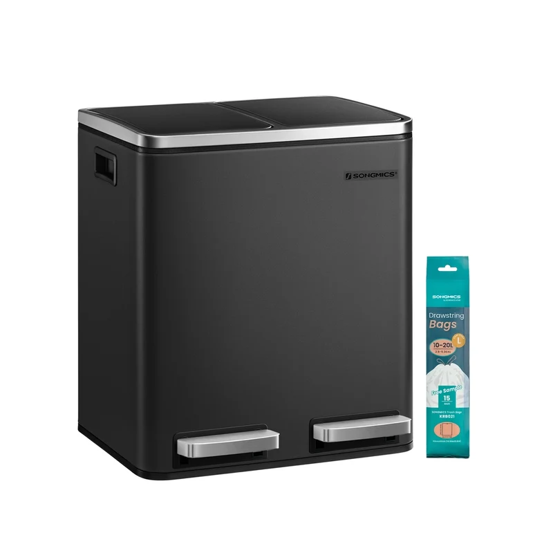 Cubo de Basura de 2 x 15 L