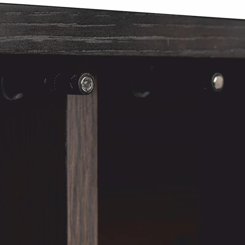 Casa Padrino Luxus Sideboard mit 4 Türen Schwarz / Messing 220 cm - Luxus Möbel - Luxus Interior