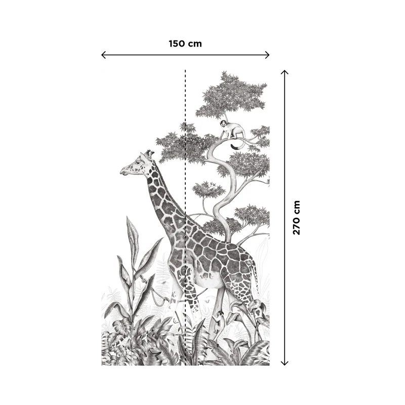 BLACK JUNGLE GIRAFE