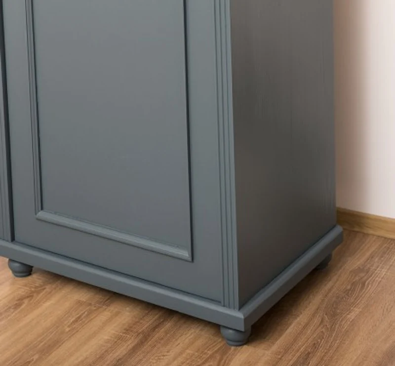 Casa Padrino Kleiderschrank im Landhausstil mit 1 Tür, 85 x 58 x 180 cm