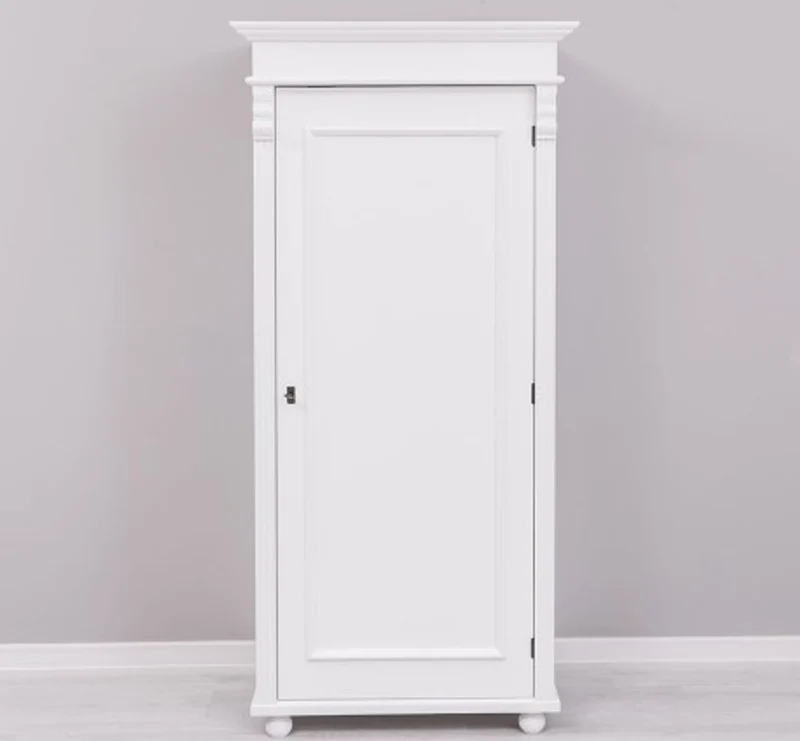 Casa Padrino Kleiderschrank im Landhausstil mit 1 Tür, 85 x 58 x 180 cm