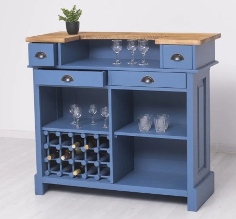 Casa Padrino Theke im Landhausstil, 120 x 51 x 107 cm