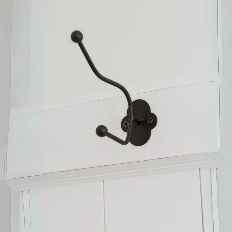 Landhaus-Garderobe SYLT weiss 140cm mit Spiegel