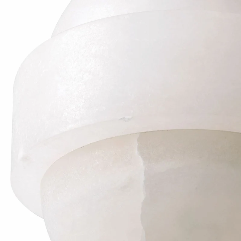 Casa Padrino Luxus Kronleuchter Antik Messing / Alabaster Ø 45 x H. 120 cm