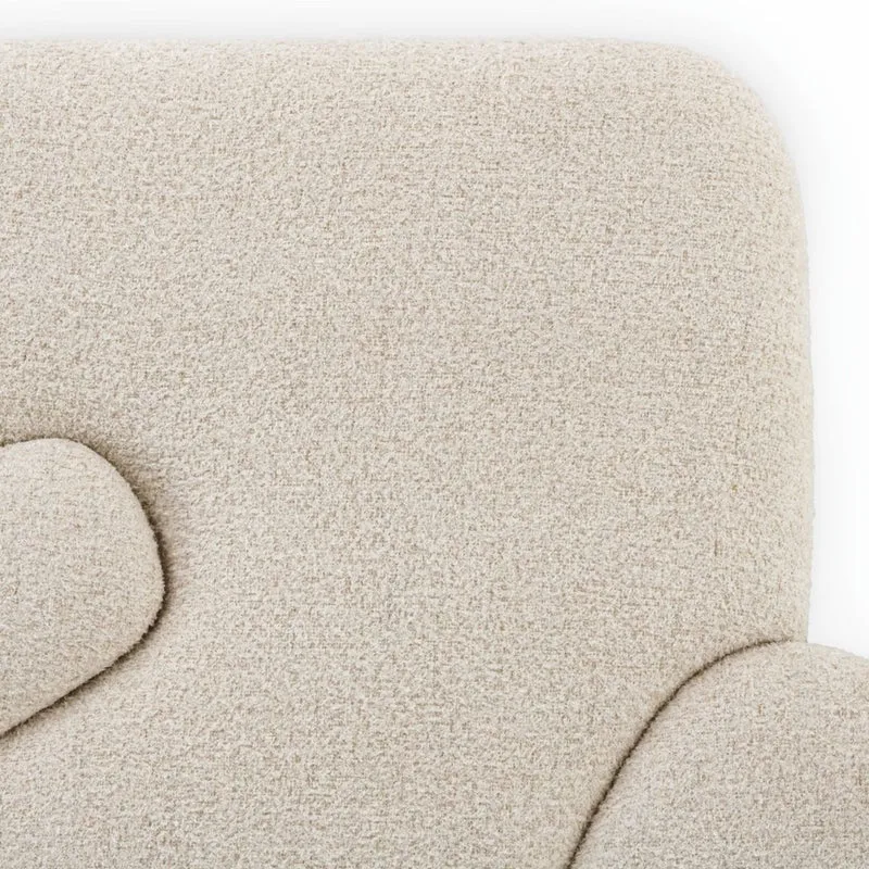 Casa Padrino Luxus Bett-Kopfteil Cremeweiß 280 x H. 180 cm - Schlafzimmer Möbel