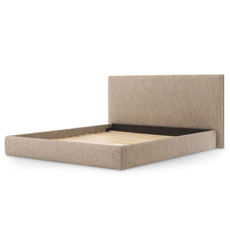 Casa Padrino Luxus Doppelbett Beige / Antik Gold 160 x 200 cm - Schlafzimmer Möbel
