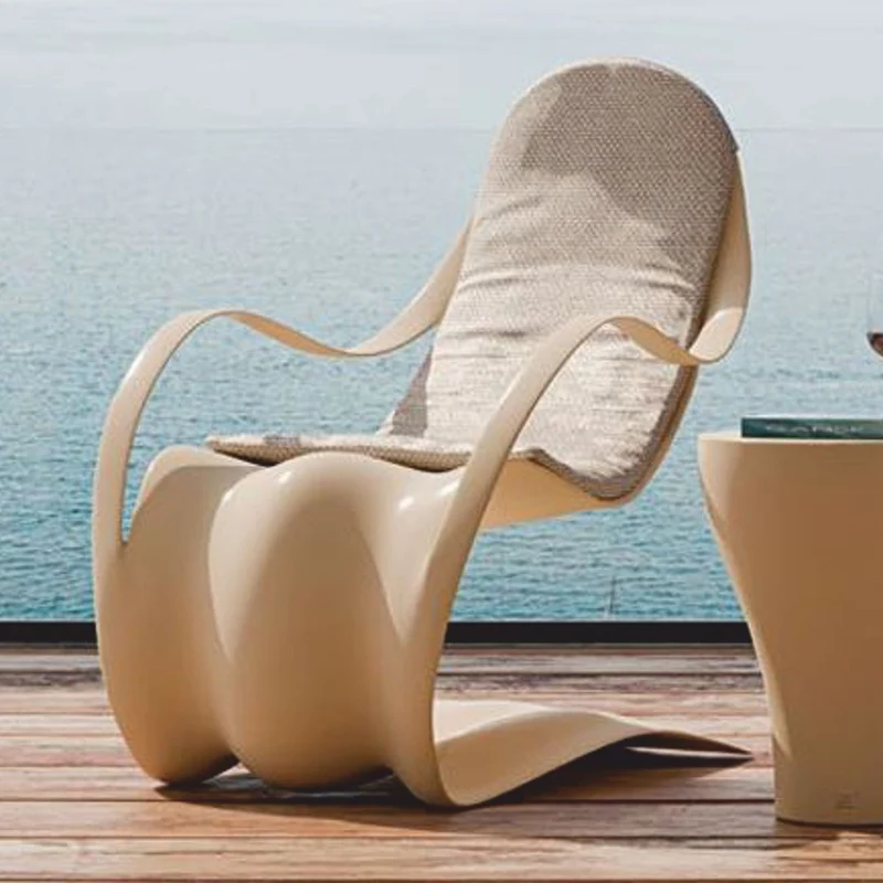 Casa Padrino Luxus Garten Sessel Beige H. 103 cm - Luxus Garten & Hotel Möbel