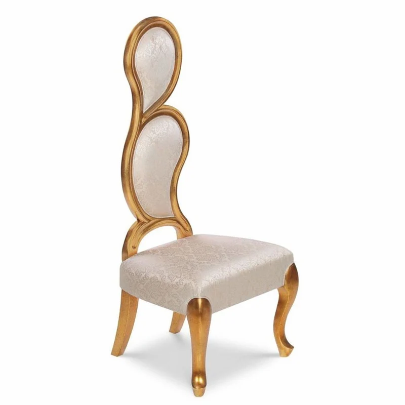 Casa Padrino Luxus Barock Sessel Rechte Seite Silber / Gold H. 142 cm - Barock Möbel