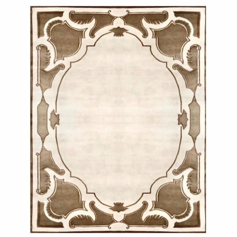 Casa Padrino Luxus Barock Teppich Beige / Braun - Verschiedene Größen
