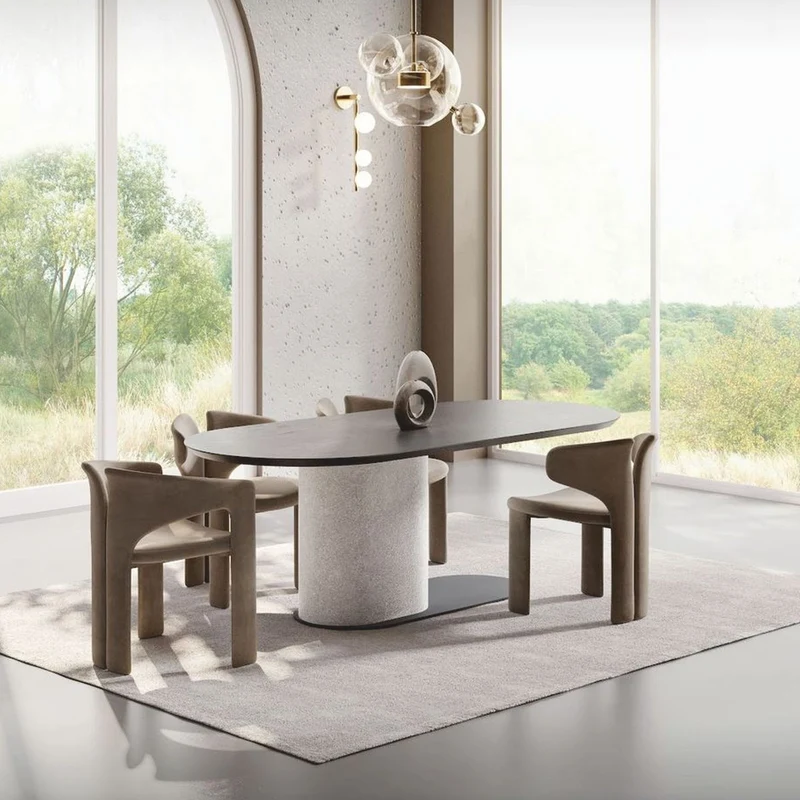 Casa Padrino Luxus Esszimmer Stuhl Braun H. 76 cm - Luxus Esszimmer Möbel