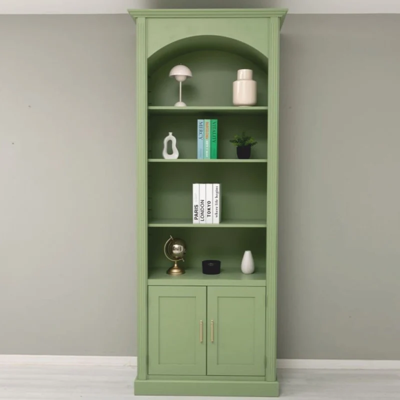 Casa Padrino Landhausstil Bücherschrank Hellgrün 102 x H. 250 cm - Landhausstil Möbel