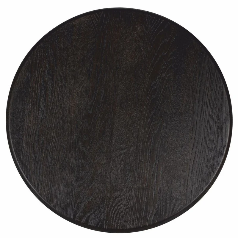 Casa Padrino Luxus Couchtisch Schwarz / Bronze 80 cm - Luxus Wohnzimmer Möbel