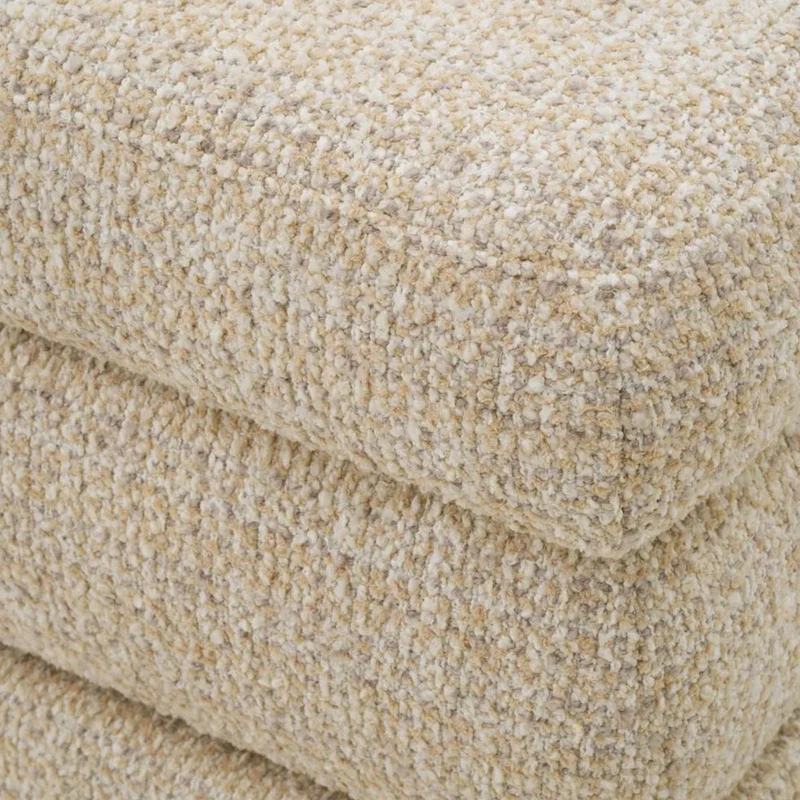 Casa Padrino Luxus Hocker Beige / Bronze H. 52 cm - Luxus Hotel Möbel