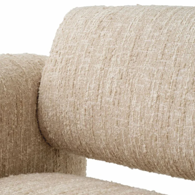 Casa Padrino Luxus Sessel Creme 100 cm - Wohnzimmer & Hotel Möbel