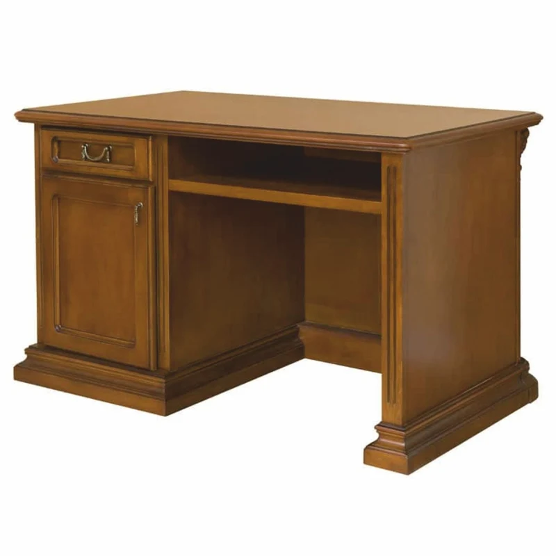 Casa Padrino Luxus Barock Schreibtisch Braun 140 cm - Barock Büro Möbel