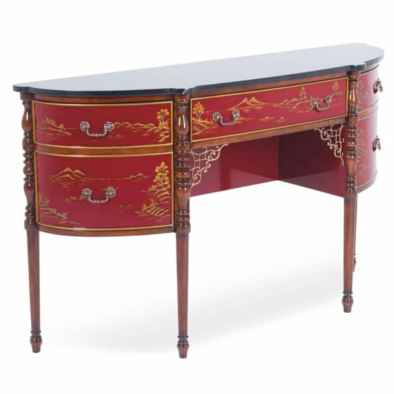 Casa Padrino Luxus Barock Konsole im asiatischen Stil 145 cm - Barock Möbel
