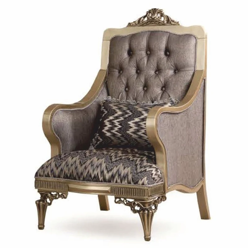 Casa Padrino Luxus Barockstil Wohnzimmer Möbel Set Grau / Gold - Barock Möbel