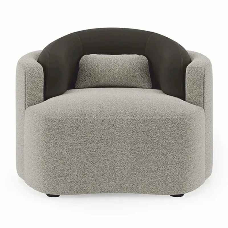 Casa Padrino Luxus Sessel Grau / Schwarz 100 cm - Wohnzimmer & Hotel Möbel