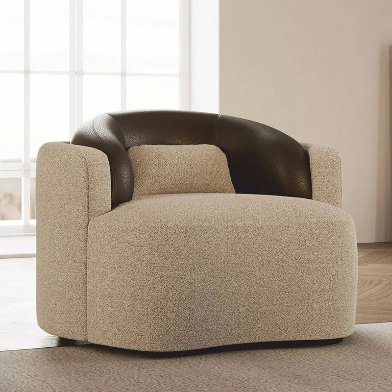 Casa Padrino Luxus Sessel Grau / Schwarz 100 cm - Wohnzimmer & Hotel Möbel