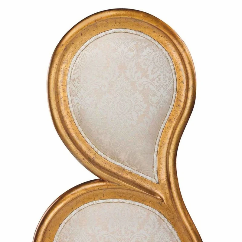 Casa Padrino Luxus Barock Sessel Linke Seite Silber / Gold H. 142 cm - Barock Möbel
