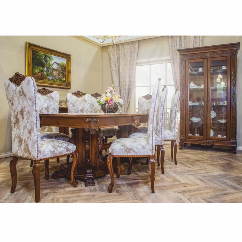 Casa Padrino Luxus Barock Esstisch Dunkelbraun 310 cm - Barock Esszimmer Möbel