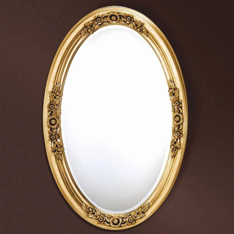 Casa Padrino Luxus Barock Spiegel Gold H. 116 cm - Barock Möbel - Made in Italy