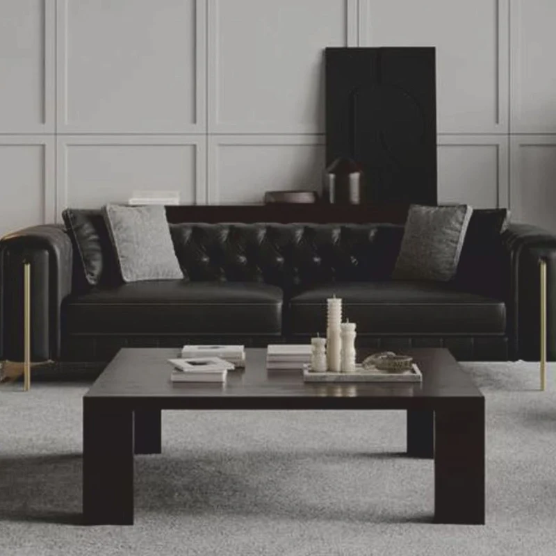 Casa Padrino Luxus Couchtisch Dunkelbraun 140 cm - Wohnzimmer & Hotel Möbel