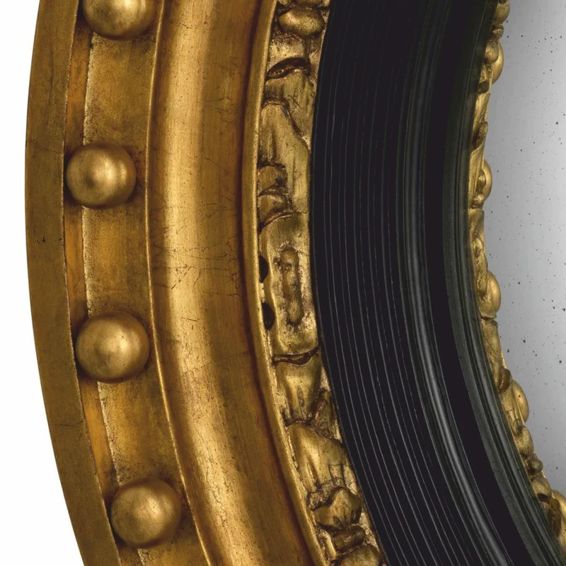 Casa Padrino Luxus Barock Mahagoni Spiegel Antik Gold / Schwarz H. 139 cm