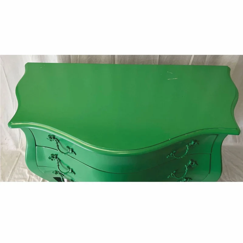 Casa Padrino Barock Kommode mit 3 Schubladen Grün 120 cm - 1B Ware