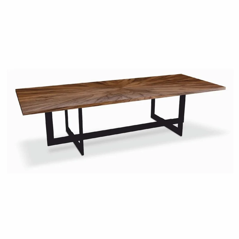 Casa Padrino Luxus Esstisch Braun / Schwarz 310 cm - Esszimmer Möbel