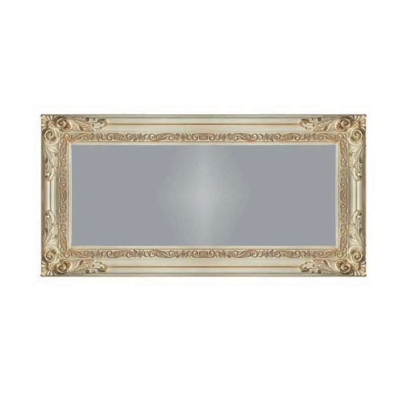 Casa Padrino Luxus Barock Spiegel Elfenbein / Gold 190 cm - Made in Italy