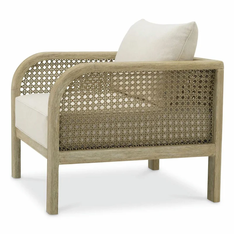 Casa Padrino Luxus Teakholz Garten Sessel Sandfarben / Beige - Garten Möbel