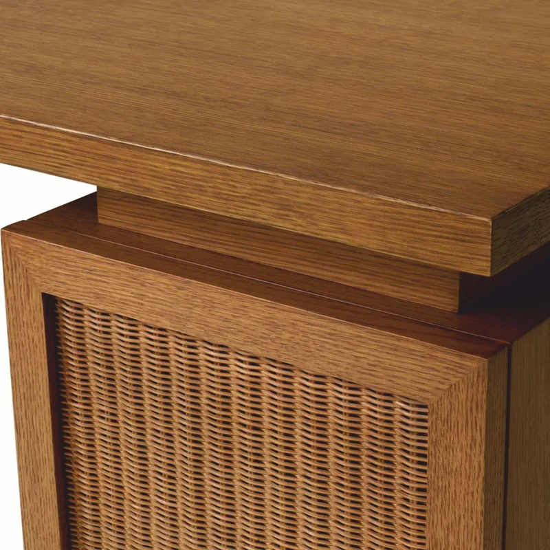 Casa Padrino Luxus Schreibtisch Braun / Bronze 140 cm - Büro Möbel