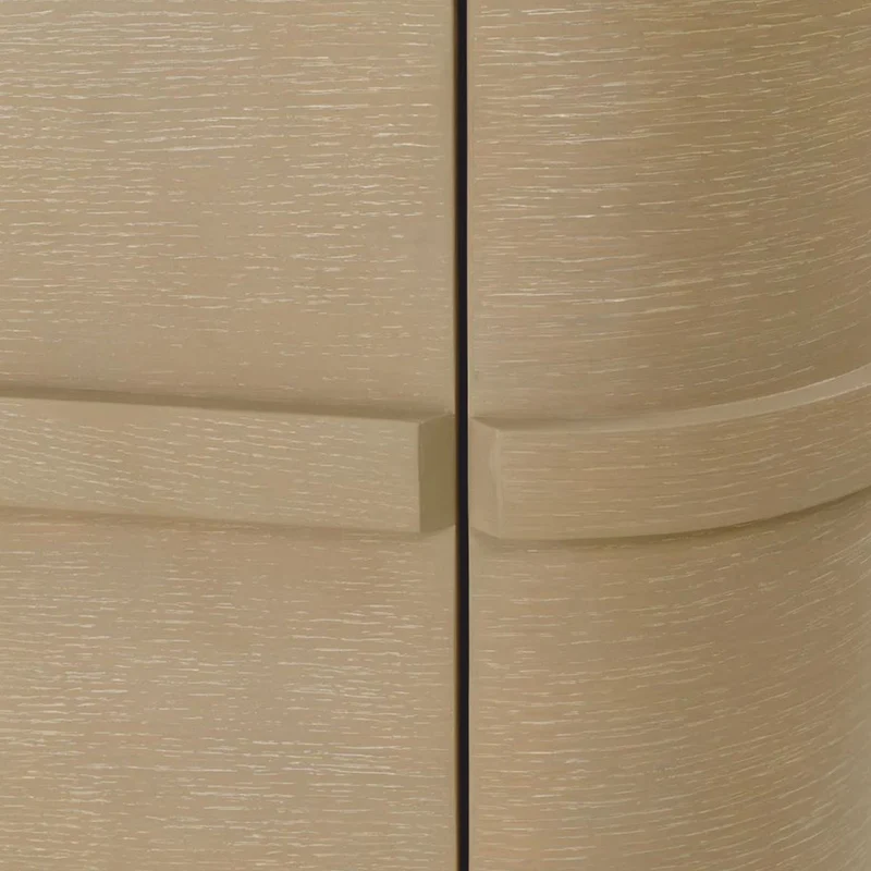 Casa Padrino Luxus Barschrank / Weinschrank mit 2 Türen Beige H. 145,5 cm - Bar Möbel