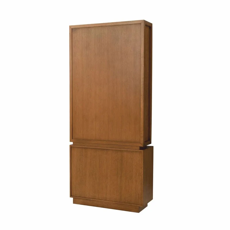 Casa Padrino Luxus Regalschrank Braun / Bronze H. 240 cm - Luxus Möbel