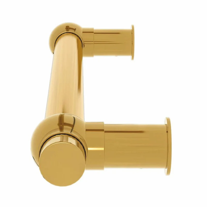 Casa Padrino Luxus Badezimmer Handtuchwärmer Gold Glänzend 60 cm - Badezimmer Zubehör