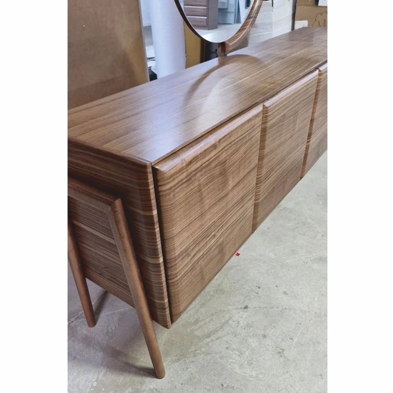 Casa Padrino Luxus Sideboard mit 4 Türen Braun 220 cm - Luxus Möbel