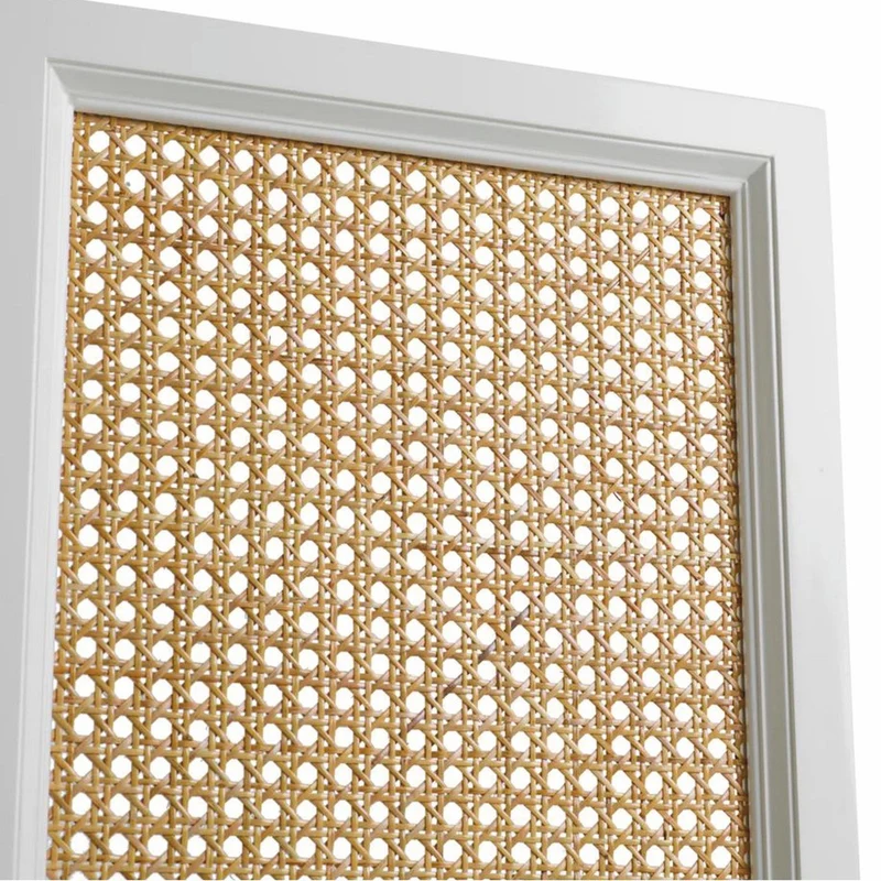 Casa Padrino Luxus Raumteiler Weiß / Naturfarben 163 x H. 225 cm - Luxus Interior