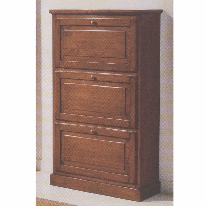 Casa Padrino Luxus Barock Schuhschrank Braun H. 130 cm - Made in Italy