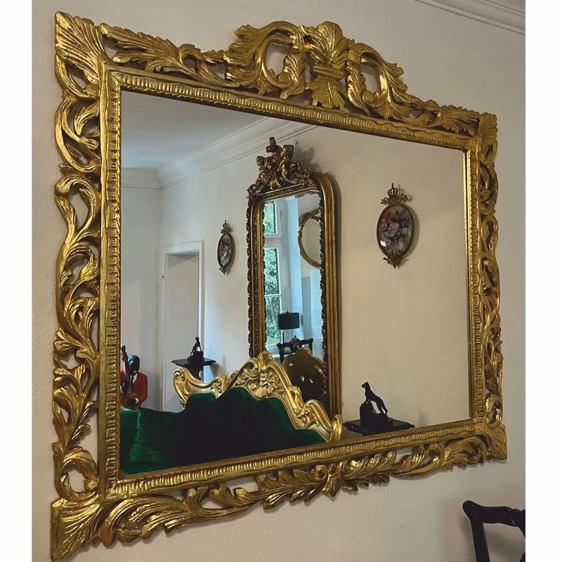 Casa Padrino Barock Spiegel Gold 153 x H. 140 cm - Barockstil Interior