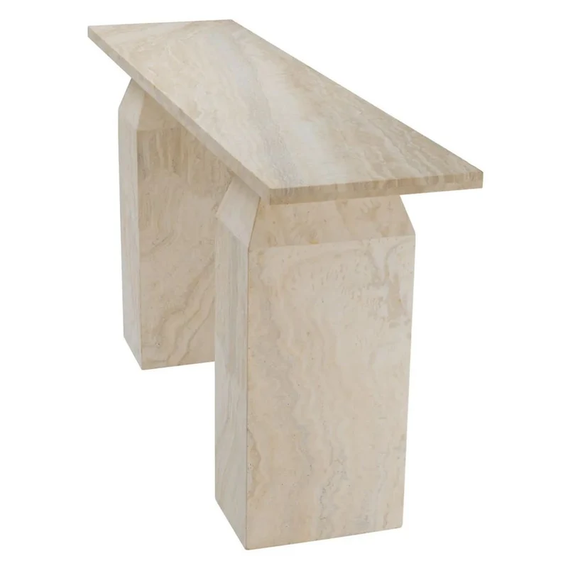 Casa Padrino Luxus Travertin Konsole Beige 150 cm - Luxus Möbel