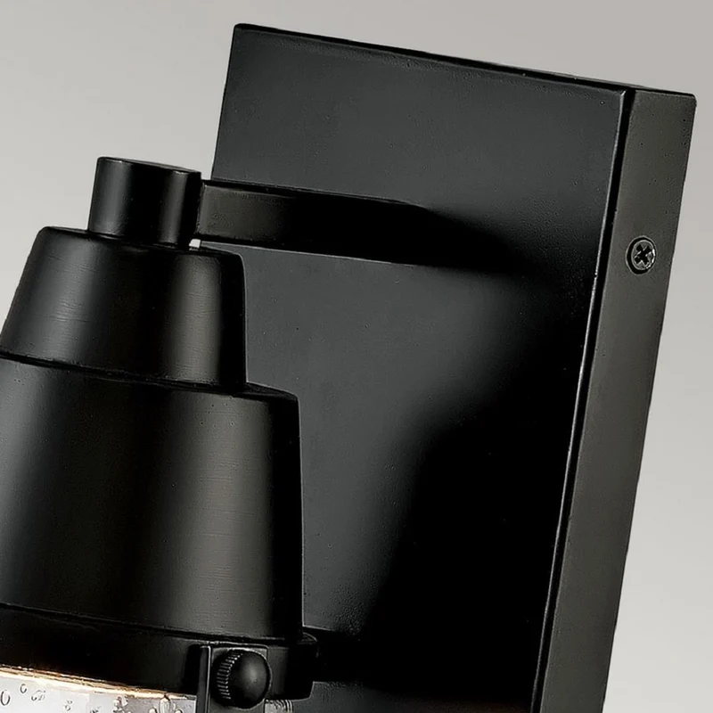 Casa Padrino Luxus LED Außenwandleuchte Schwarz H. 30,7 cm - Luxus Außenbeleuchtung