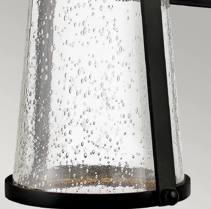 Casa Padrino Luxus LED Außenwandleuchte Schwarz H. 30,7 cm - Luxus Außenbeleuchtung